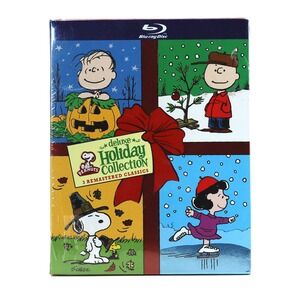 Peanuts Deluxe Holiday Collection Blu-ray Kids Remastered Christmas Box NEW